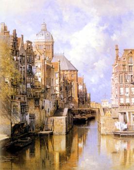 約翰內斯 尅裡斯蒂安 卡雷爾 尅林肯貝格 The Oudezijdsvoorburgwal Amsterdam